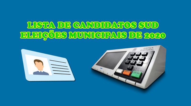 Lista de Candidatos SUD